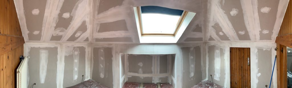 AN Rénovation - pièce avec pose de placo